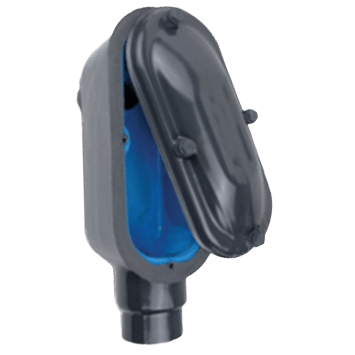 T & B Ocal PVC-Coated Conduit Body Covers, OCAL-BLUE